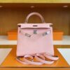 mmexport1744963824767-1024x784-1 H Factory Bags Kelly Swift Leather 3Q Pink Silver Hardware 25cm Full Handmade