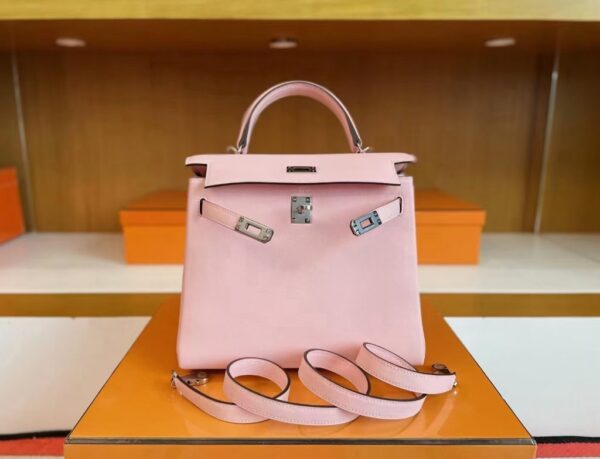 mmexport1744963824767-1024x784-1 H Factory Bags Kelly Swift Leather 3Q Pink Silver Hardware 25cm Full Handmade