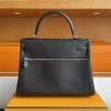 2025-10-30_174854_827-1024x783-1 H Factory Bags Kelly Lakis Swift Leather CK89 Black Silver Hardware 32cm Full Handmade