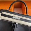2025-10-30_174857_611-1024x768-1 H Factory Bags Kelly Lakis Swift Leather CK89 Black Silver Hardware 32cm Full Handmade