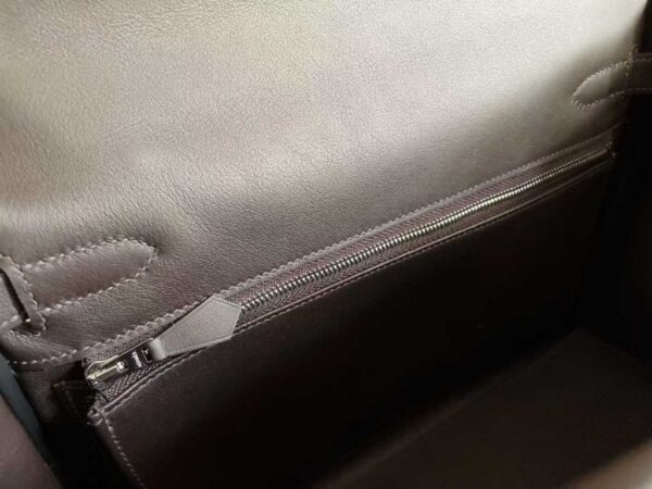 2025-10-30_174909_387-1024x768-1 H Factory Bags Kelly Lakis Swift Leather CK89 Black Silver Hardware 32cm Full Handmade