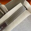 2025-10-31_085928_094-768x1024-1 H Factory Bags Birkin Swift Leather & Canvas Etoupe Grey Silver Hardware 30cm Full Handmade