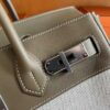 2025-10-31_085937_910-1024x768-1 H Factory Bags Birkin Swift Leather & Canvas Etoupe Grey Silver Hardware 30cm Full Handmade