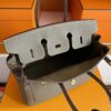 H Factory Bags Birkin Togo Leather Noble Grey Light Gold Hardware 25cm Full Handmade