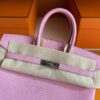 H Factory Bags Birkin Lizard Leather Sweet Pink Silver Hardware 25cm Full Handmade