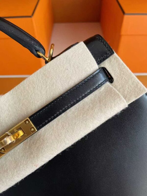 2025-10-31_090509_340-768x1024-1 H Factory Bags Kelly Box Leather CK89 Black Gold Hardware 25cm Full Handmade