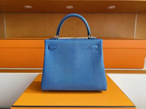 2025-10-31_090657_860-1024x765-1 H Factory Bags Kelly Lizard Leather Sky Blue Silver Hardware 25cm Full Handmade
