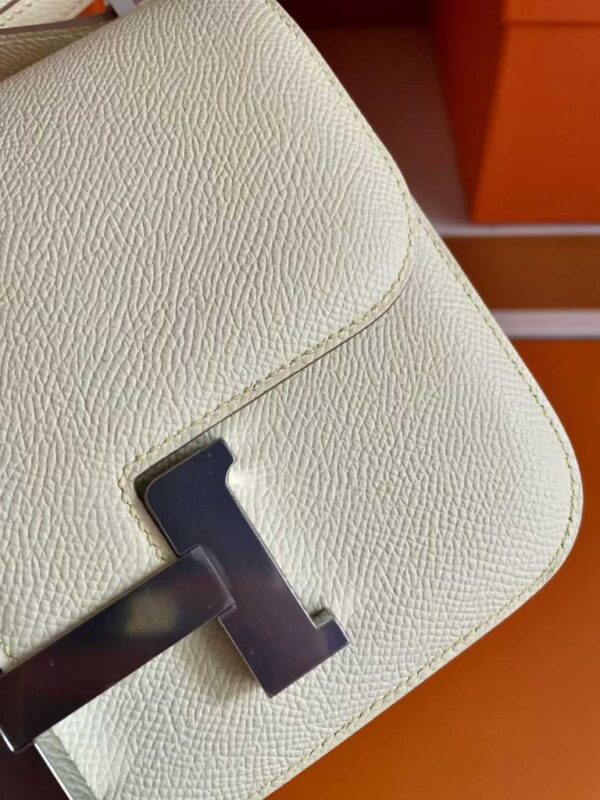 2025-10-31_095647_074-768x1024-1 H Factory Bags Constance Epsom Leather Cream White Silver Hardware 18cm Full Handmade