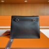 H Factory Bags Kelly Danse Swift Leather CK89 Black Silver Hardware 22cm Full Handmade