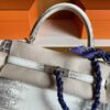 H Factory Bags Kelly Matte Crocodile Himalaya Silver Hardware 25cm Full Handmade