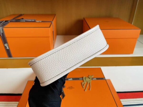 2025-11-04_180758_792-1024x768-1 H Factory Bags Mini Evelyne Togo Leather Cream White Silver Hardware 16cm Full Handmade