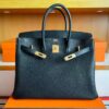 2025-11-11_095421_158-1024x782-1 H Factory Bags Birkin Togo Leather CK89 Black Gold Hardware 35cm Full Handmade