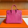 H Factory Bags Birkin Togo Leather Rose Pink Gold Hardware 25cm Full Handmade