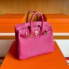 H Factory Bags Birkin Togo Leather Rose Pink Gold Hardware 25cm Full Handmade