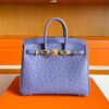 2025-11-11_100053_396-1024x768-1 H Factory Bags Birkin Ostrich Leather 9W New Lavender Purple Gold Hardware 25cm Full Handmade
