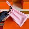 H Factory Bags Birkin Matte Porosus Crocodile Sakura Pink Silver Hardware 25cm Full Handmade
