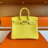 2025-11-13_165026_764-1024x777-1 H Factory Bags Birkin Matte Porosus Crocodile M9 Calendula Yellow Gold Hardware 25cm Full Handmade