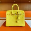 2025-11-13_165036_003-1024x780-1 H Factory Bags Birkin Matte Porosus Crocodile M9 Calendula Yellow Gold Hardware 25cm Full Handmade