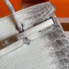 2025-11-13_165107_155-768x1024-1 H Factory Bags Birkin Matte Porosus Crocodile Himalaya Silver Hardware 25cm Full Handmade