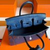 2025-11-13_165808_344-1024x777-1 H Factory Bags Birkin Matte Alligator Crocodile Gem Blue Silver Hardware 25cm Full Handmade