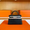 2025-11-13_173055_649-1024x785-1 H Factory Bags Mini Kelly Lizard Leather CK89 Black Silver Hardware 22cm Full Handmade