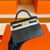 2025-11-13_173100_241-1024x768-1 H Factory Bags Mini Kelly Lizard Leather CK89 Black Silver Hardware 22cm Full Handmade