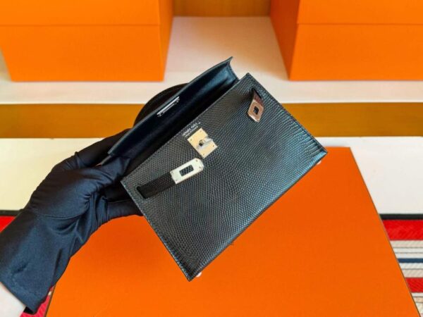 2025-11-13_173104_162-1024x768-1 H Factory Bags Mini Kelly Lizard Leather CK89 Black Silver Hardware 22cm Full Handmade