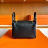 H Factory Bags Mini Lindy TC Leather CK89 Black Gold Hardware 19cm Full Handmade