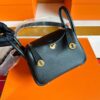 H Factory Bags Mini Lindy TC Leather CK89 Black Gold Hardware 19cm Full Handmade