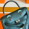 2025-11-13_174302_974-1024x768-1 H Factory Bags Kelly Doll Swift Leather Deep Green & Light Green Silver 16cm Full Handmade
