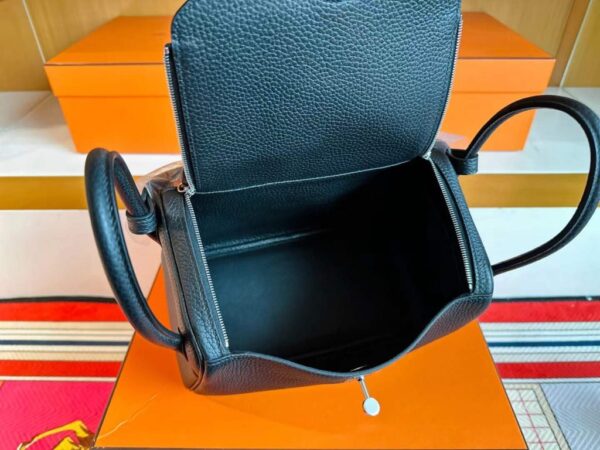 H Factory Bags Lindy TC Leather CK89 Black Hardware 26cm Full Handmade
