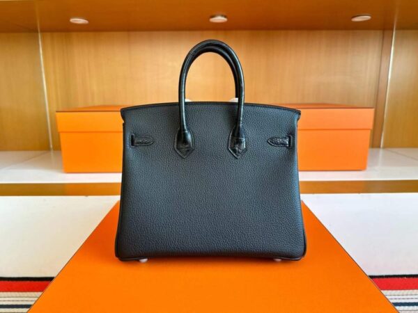 2025-11-16_093925_619-1024x768-1 H Factory Bags Birkin Touch Togo & Matte Alligator Crocodile CK89 Black Silver Hardware 25cm Full Handmade