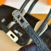 2025-11-16_093930_971-768x1024-1 H Factory Bags Birkin Touch Togo & Matte Alligator Crocodile CK89 Black Silver Hardware 25cm Full Handmade