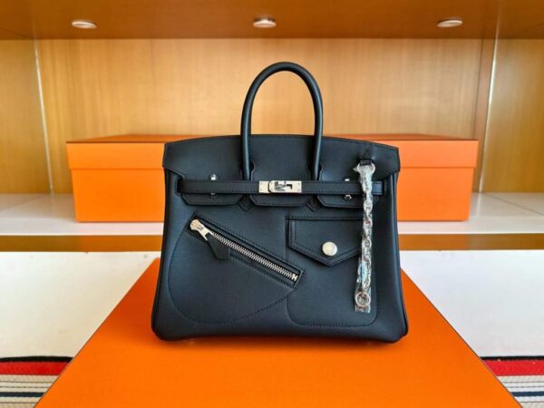 2025-11-19_162016_685-1024x768-1 H Factory Bags Birkin Rock Volupto Togo Leather CK89 Black Silver Hardware 25cm Full Handmade