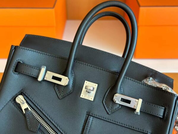 2025-11-19_162033_926-1024x768-1 H Factory Bags Birkin Rock Volupto Togo Leather CK89 Black Silver Hardware 25cm Full Handmade
