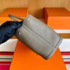 H Factory Bags Garden Party negonda Leather Etoupe Grey Silver Hardware 30cm Full Handmade