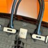 2025-11-24_175718_494-768x1024-1 H Factory Bags Birkin Shiny Porosus Crocodile CK89 Black Silver Hardware 30cm Full Handmade