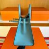 H Factory Bags Birkin Epsom Leather New Denime Blue Silver Hardware 25cm Full Handmade