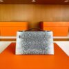 H Factory Bags Mini Kelly Pochette Lizard Leather Original Color Silver Hardware 22cm Full Handmade