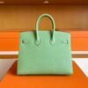 H Factory Bags Birkin Epsom Leather Avocado Green Gold Hardware 25cm Full Handmade