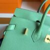 H Factory Bags Birkin Epsom Leather Avocado Green Gold Hardware 25cm Full Handmade