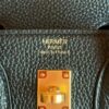 H Factory Bags Birkin Togo Leather CK89 Black Gold Hardware 25cm Full Handmade