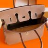 H Factory Bags Birkin Togo Leather Golden Brown Gold Hardware 25cm Full Handmade
