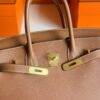 H Factory Bags Birkin Togo Leather Golden Brown Gold Hardware 30cm Full Handmade