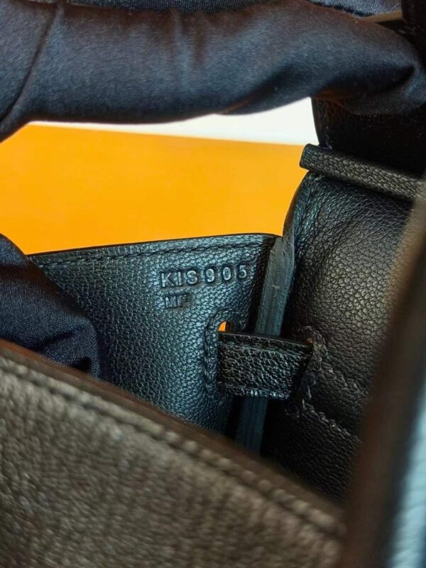 H Factory Bags Birkin Chever Leather CK89 Black Gold Hardware 25cm Full Handmade