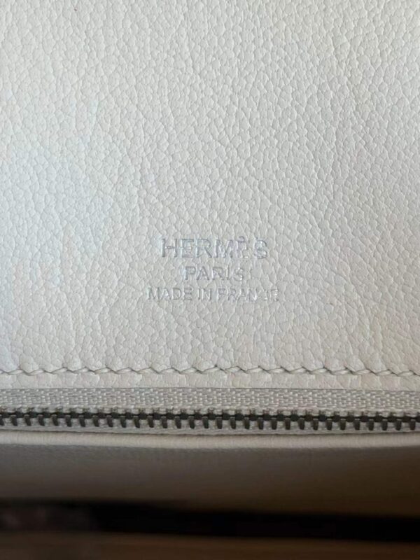 H Factory Bags Birkin Swift & Sudue Leather Cream White & Taro Pink Silver Hardware 25cm Full Handmade