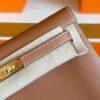 H Factory Bags Kelly Dance Evercolor Leather Golden Brown Gold Hardware 22cm Full Handmade