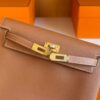 H Factory Bags Kelly Dance Evercolor Leather Golden Brown Gold Hardware 22cm Full Handmade