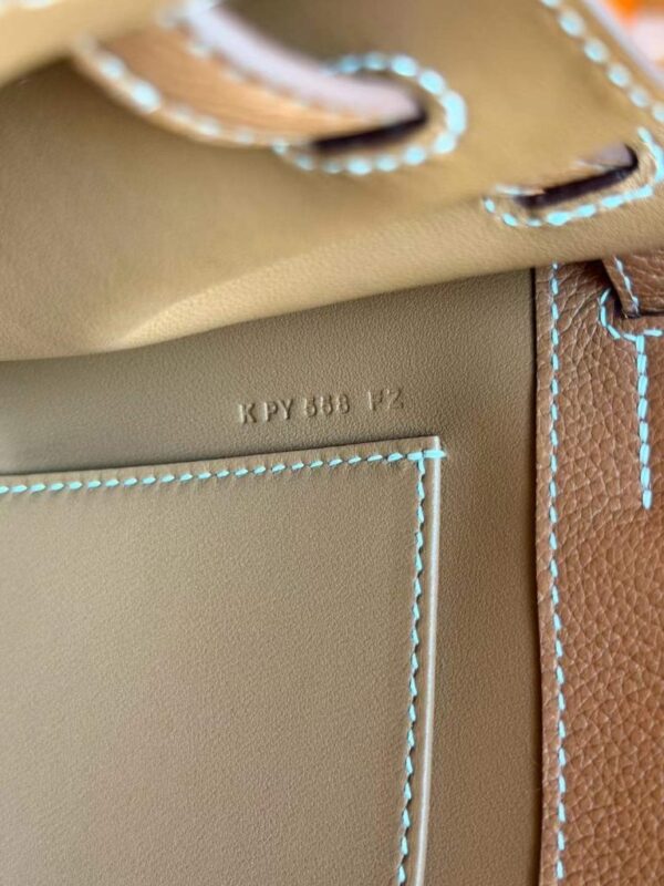 H Factory Bags Kelly Dance Evercolor Leather Golden Brown Gold Hardware 22cm Full Handmade