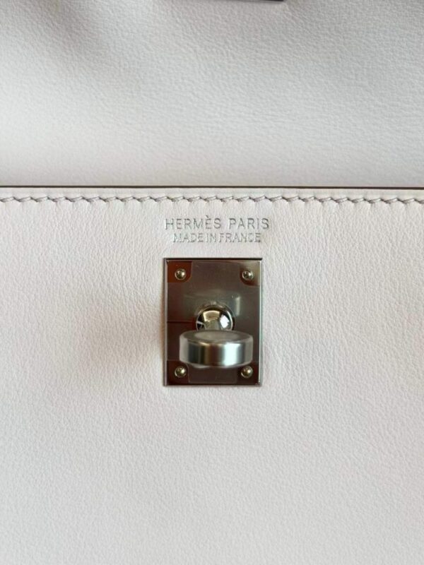 H Factory Bags Kelly Dance Swift Leather Light Purple Pink Silver Hardware 22cm Full Handmade